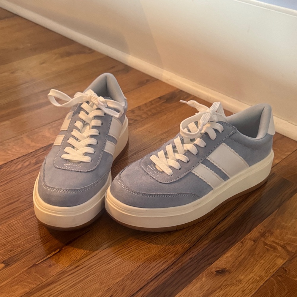 Madden Girl Blue and White Women's Sneakers